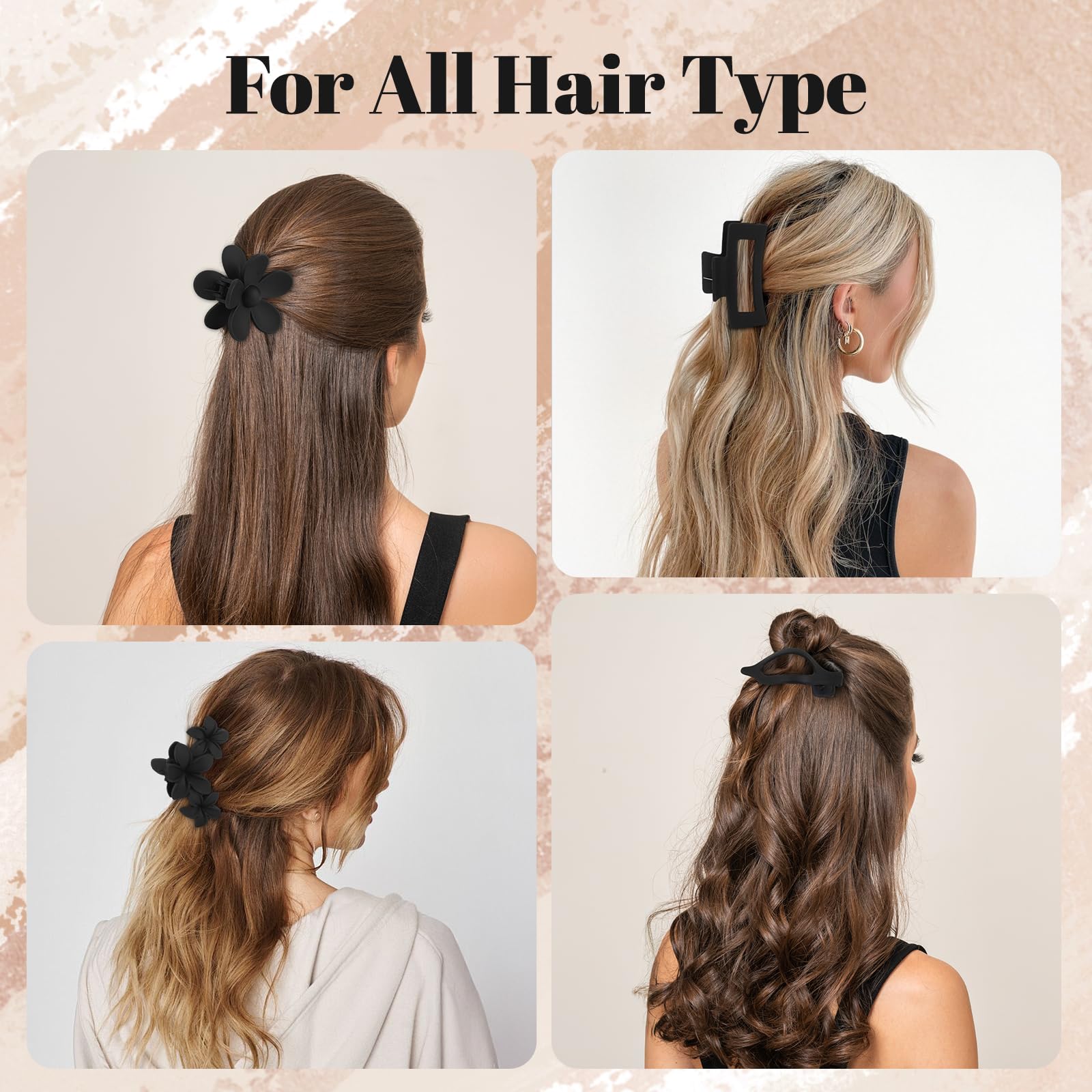 ZCLRUIQI plumeria clip adds tropical flair while holding hair in place.