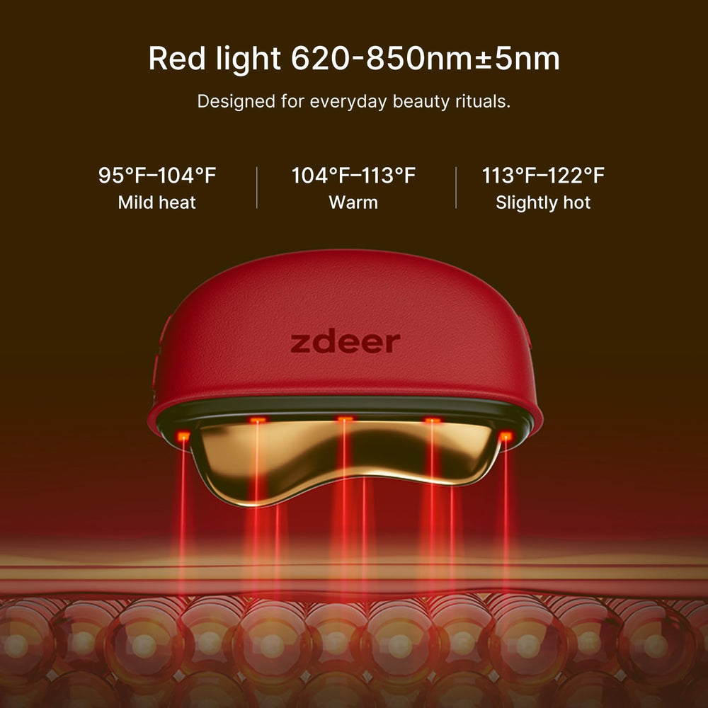 ZDEER ergonomic contoured design fits facial curves for smooth gliding.