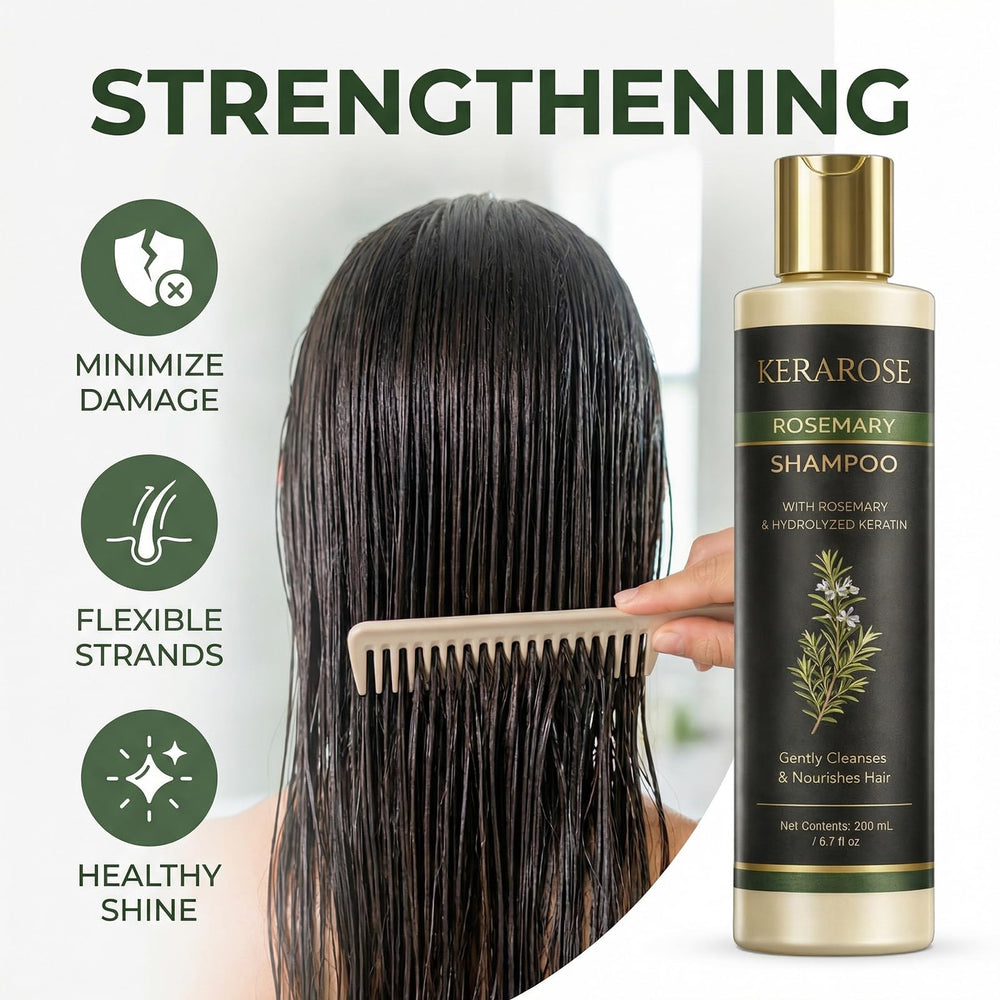 Zdiwond Kerarose Rosemary Shampoo rosemary extract detail signals botanical freshness