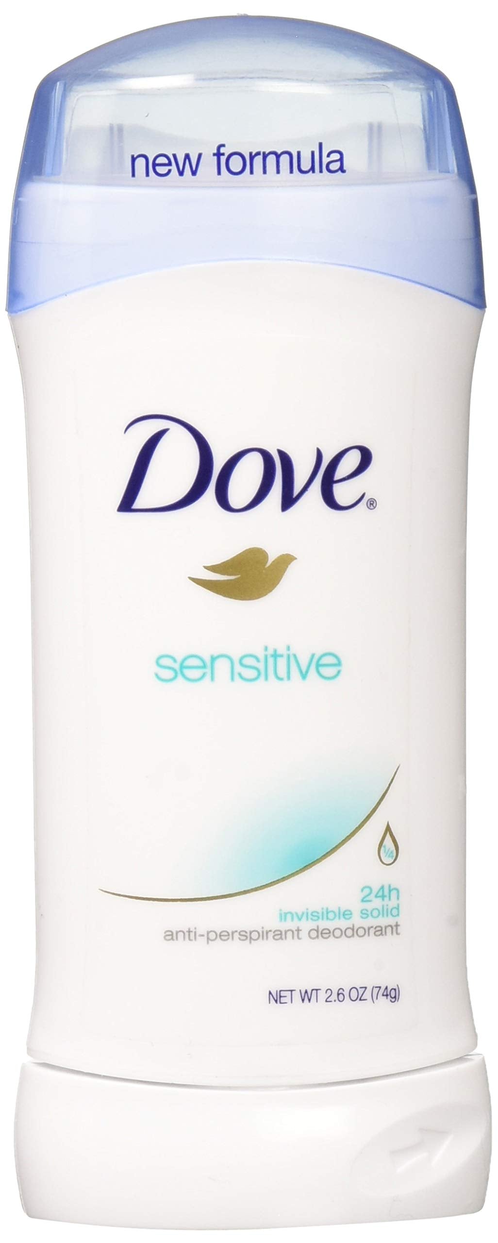 ZDove desodorante antiperspirante sensitivo, protección suave para piel sensible y horas de frescura.