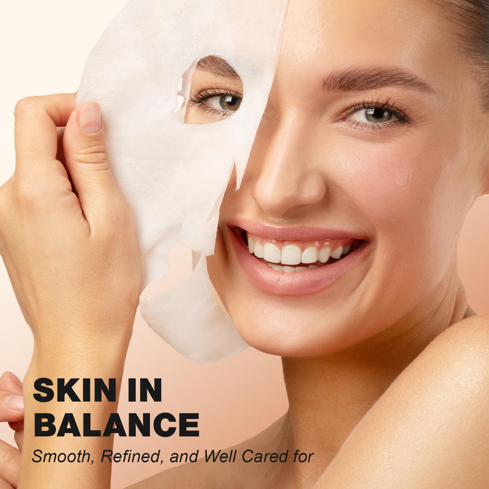 ZealSea pack de 7 mascarillas con soluciones de frutas para brillo.