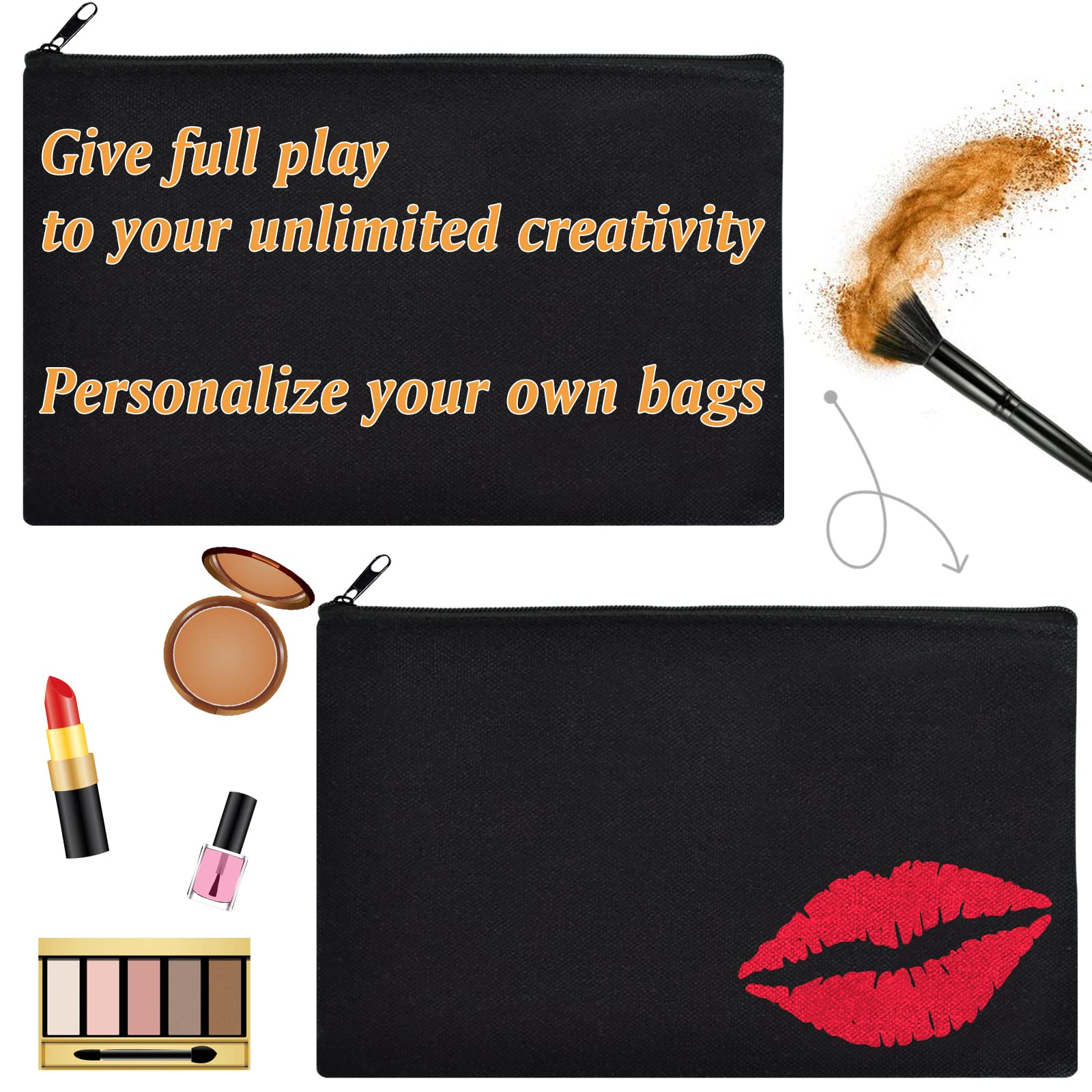 ZeeDix canvas pouch coins bills, versatile pocket organizer.