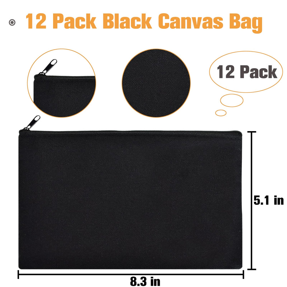 ZeeDix canvas pouch zipper detail, durable resin zipper for smooth daily use.