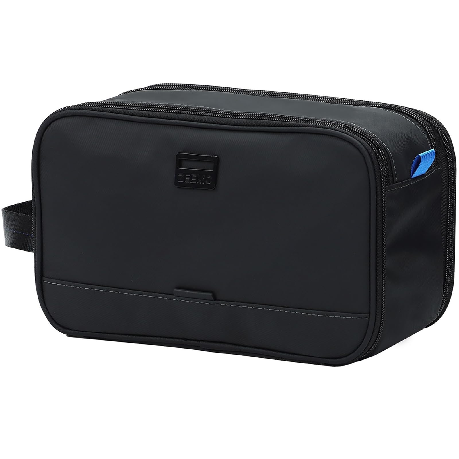 ZEEMO travel toiletry bag for men with full-open double-side design for easy access