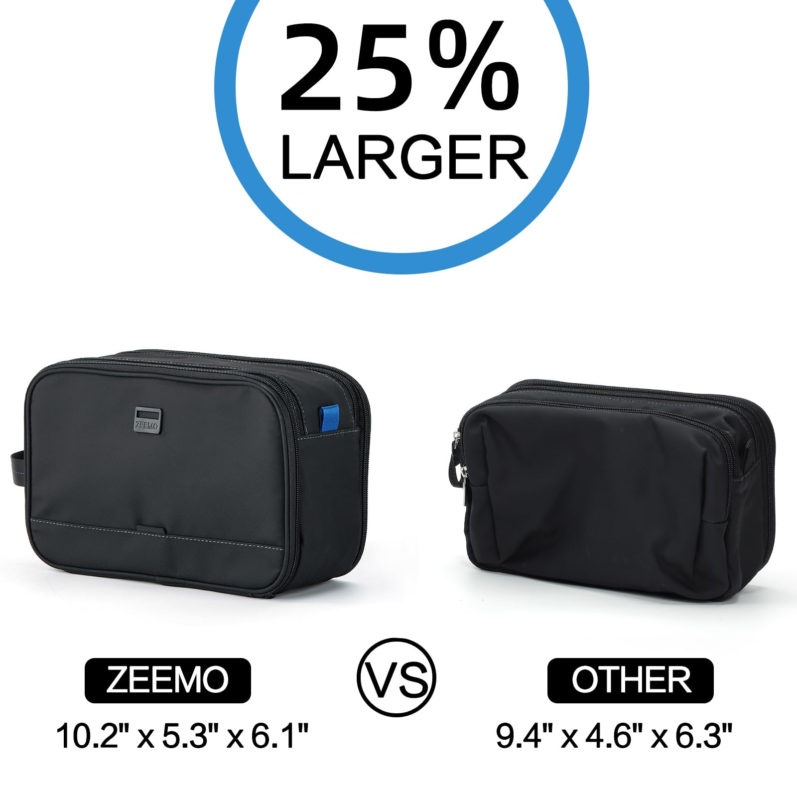 ZEEMO magnetic closure top flap for quick content access