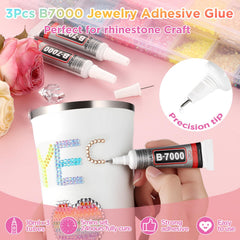 Zefy B7000 glue tube ensures strong, clear-drying adhesion on fabrics and crafts.