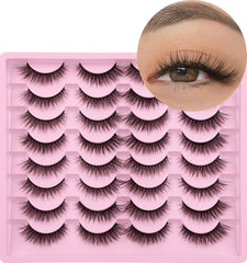Zegaine 12mm natural lashes blend with your natural lashes for a subtle look.