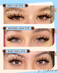 Zegaine 12-18mm length with 5-7mm bottoms enables versatile looks.