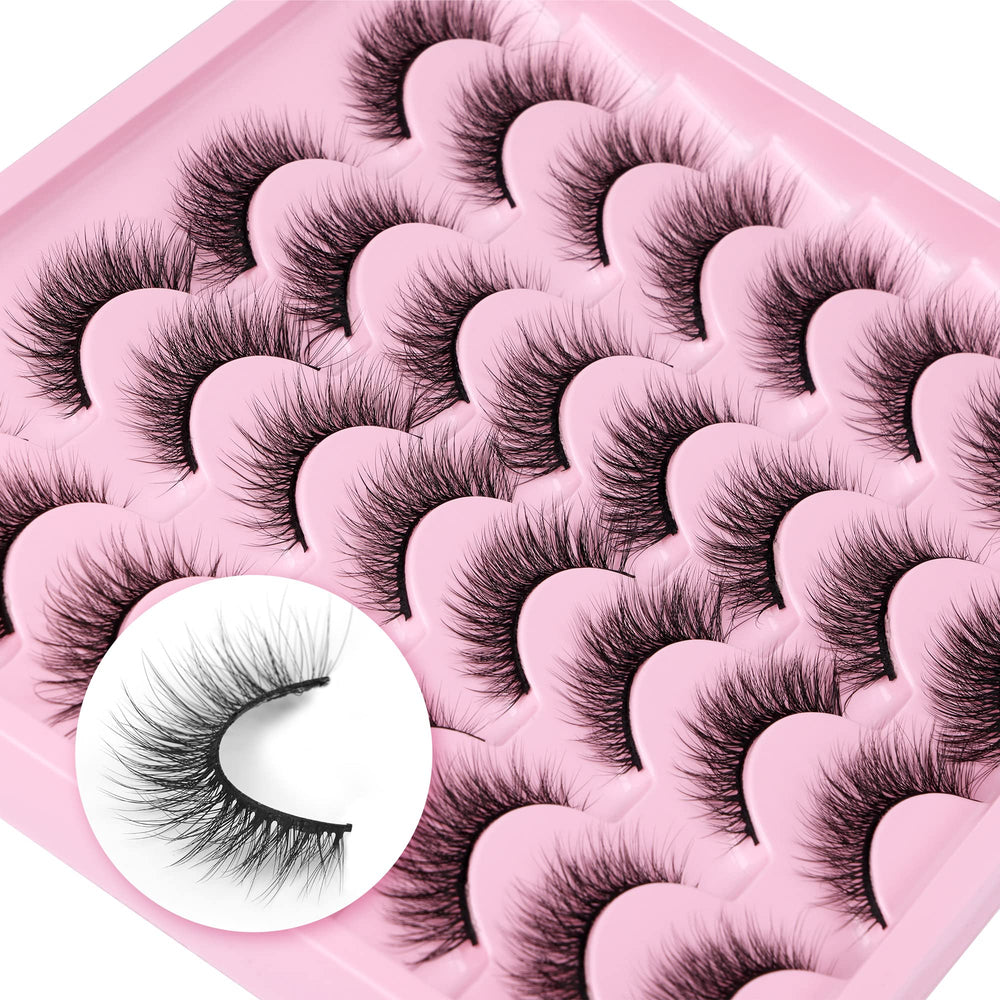 Zegaine cat eye lashes pack enhances eye shape and charm.