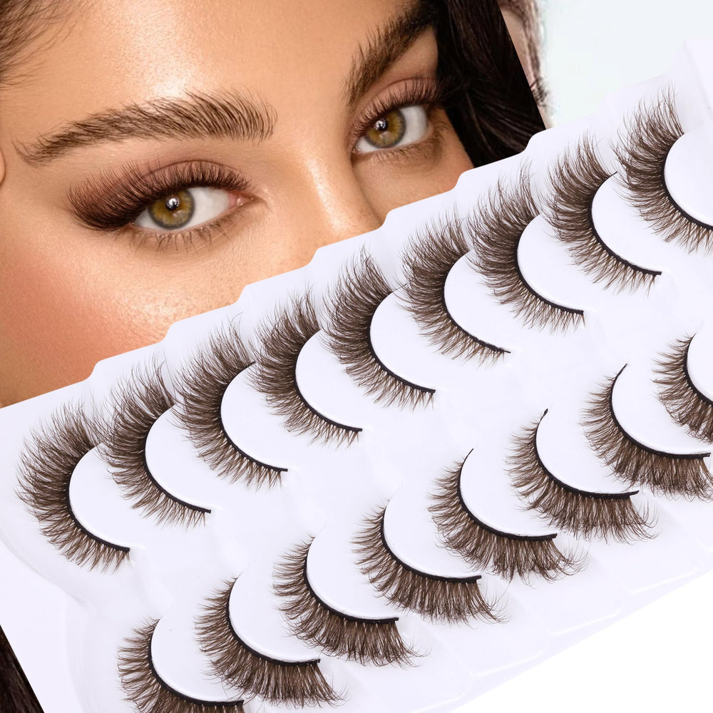 Zegaine dark brown lashes for seamless color match