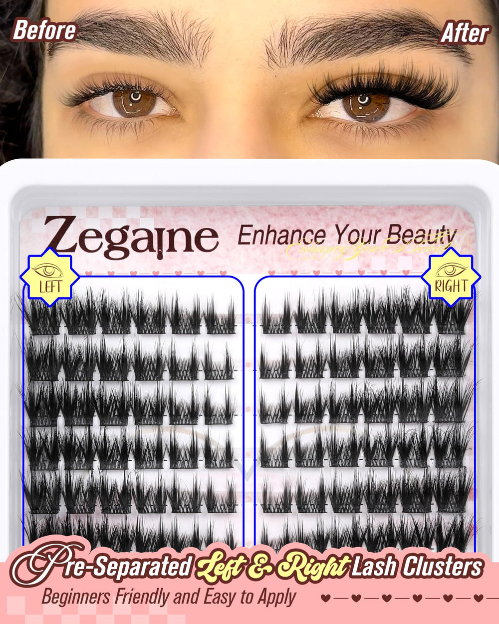 Zegaine feather-light synthetic silk fibers feel soft and comfortable.