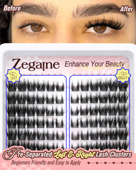 Zegaine feather-light synthetic silk fibers feel soft and comfortable.