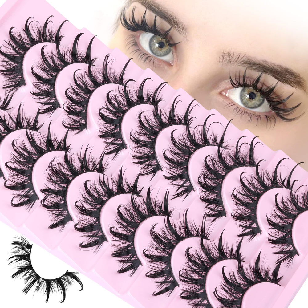 Zegaine Manga Lashes Cat Eye D-Curly dramatic cat eye for cosplay