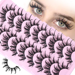Zegaine Manga Lashes Cat Eye D-Curly dramatic cat eye for cosplay