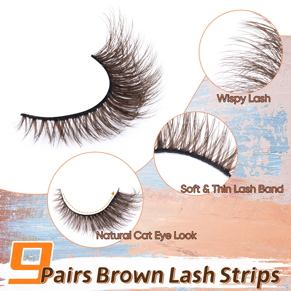 Zegaine natural cat eye lashes enhance subtle eye definition