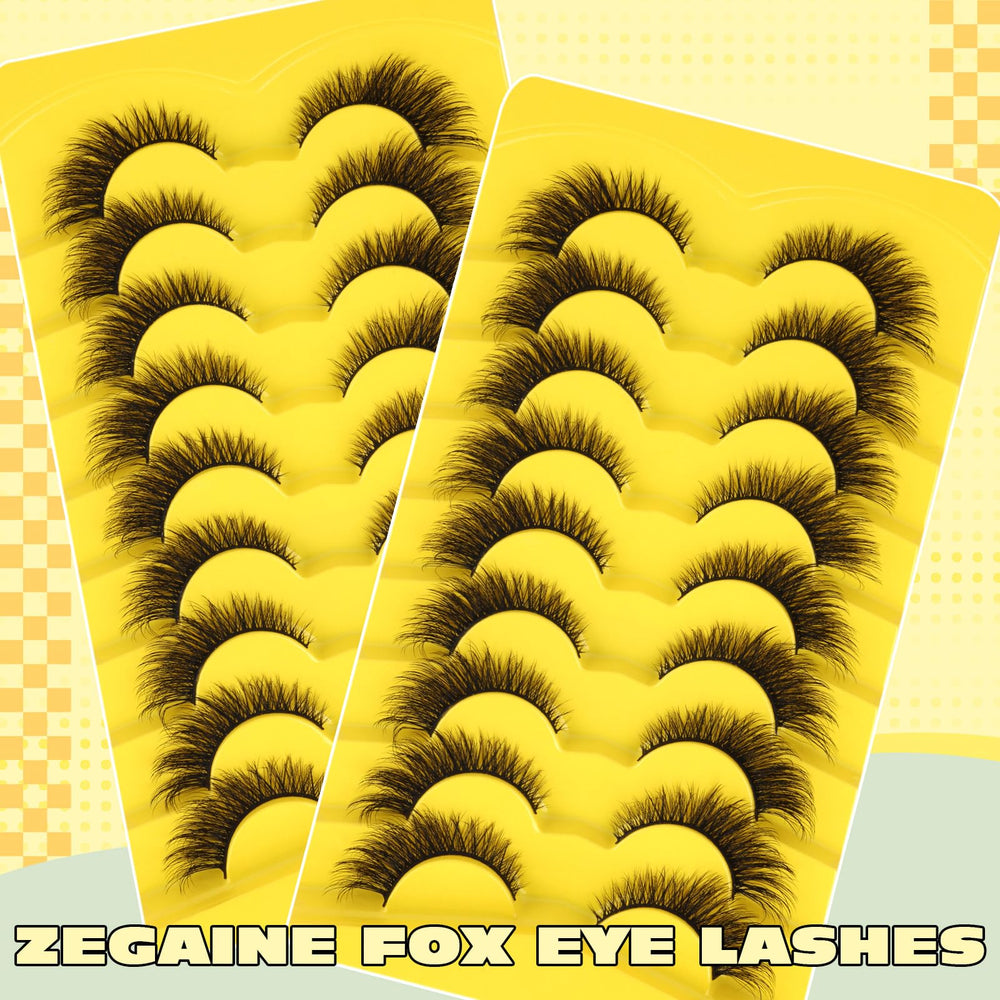 Zegaine synthetic lashes are lightweight and soft on the eyelid.