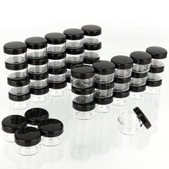 ZEJIA 5g sample container with lid for portable makeup storage.