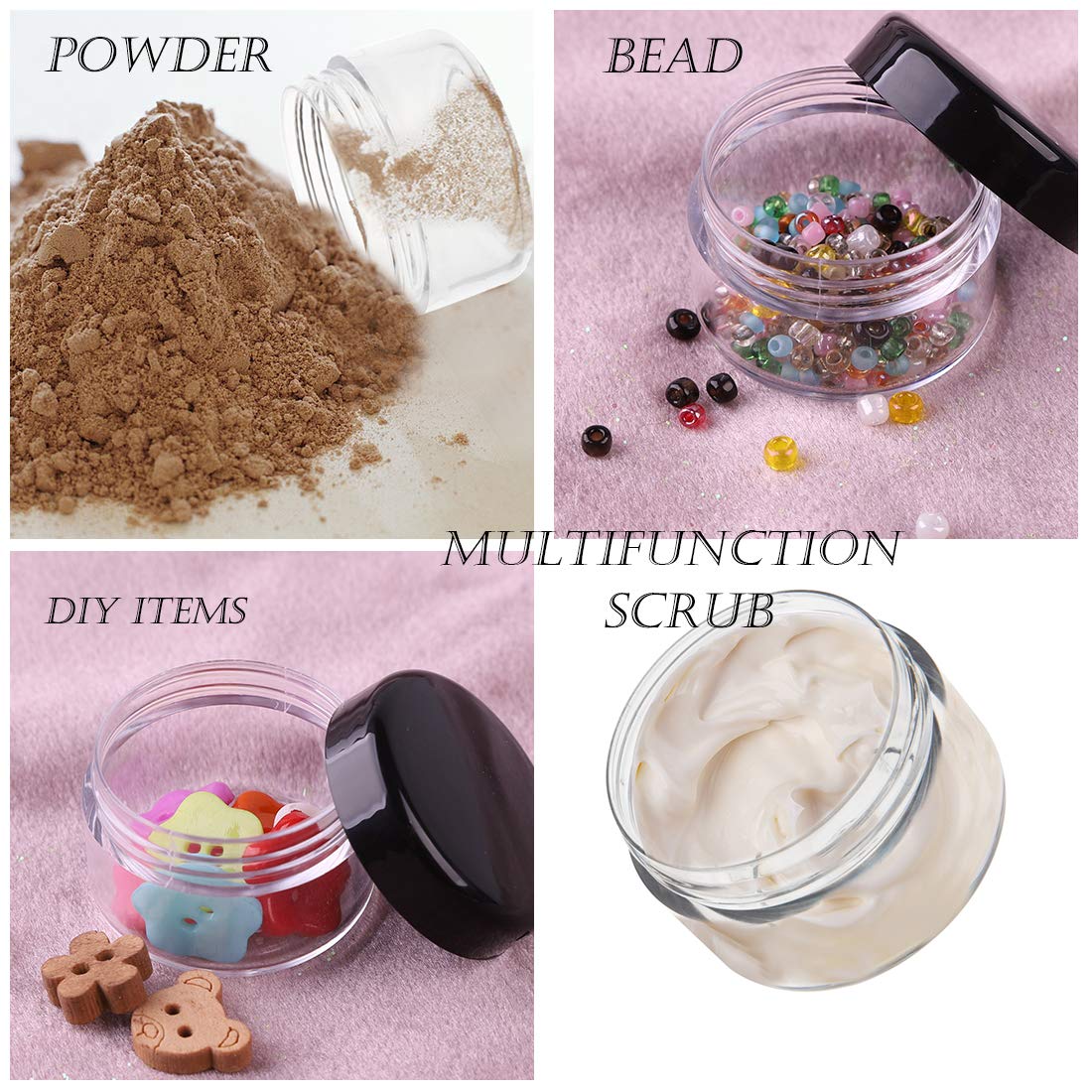 ZEJIA BPA-free sample jar designed to store cosmetics safely.