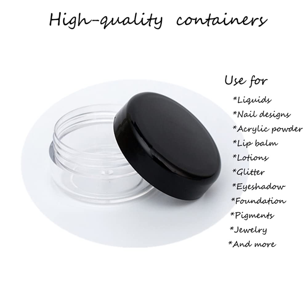 ZEJIA multi-color pack of sample jars for easy product labeling.