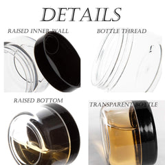 ZEJIA oval-label sample jar helps tagging contents at a glance