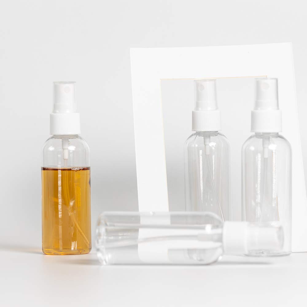 ZEJIA portable spray bottles fit in purse or pocket for on-the-go use.