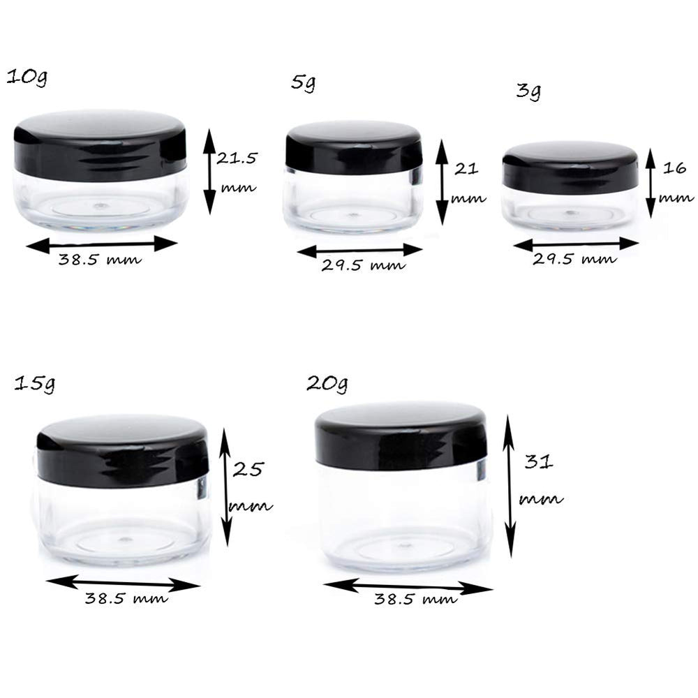 ZEJIA screw-tight seal jar prevents leaks during travel.
