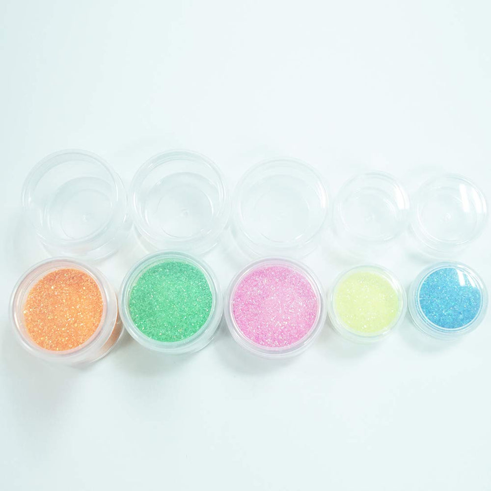 ZEJIA blue 10g travel container with lid for organized samples.