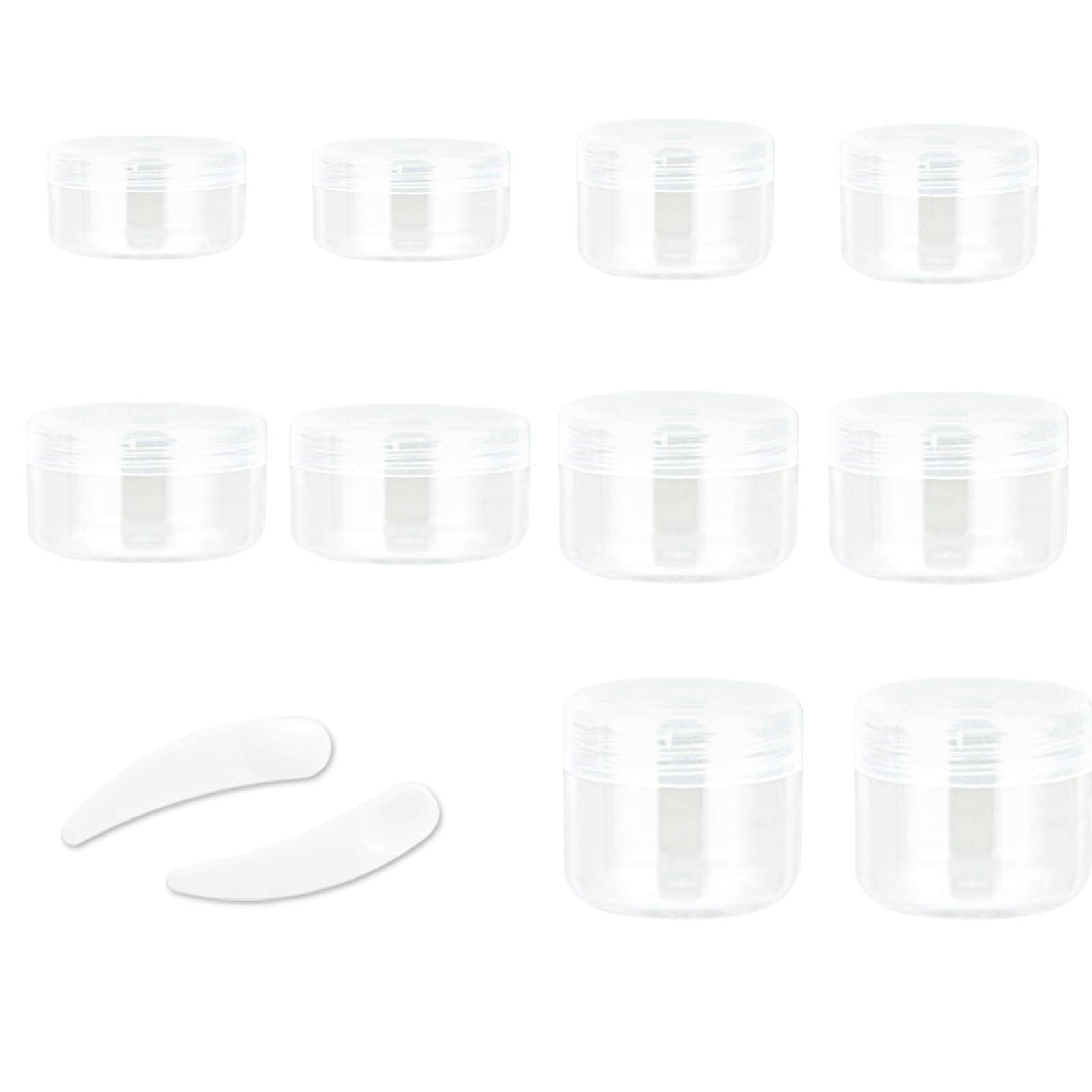 ZEJIA small travel container with clear screw-lid 3g for easy content identification.