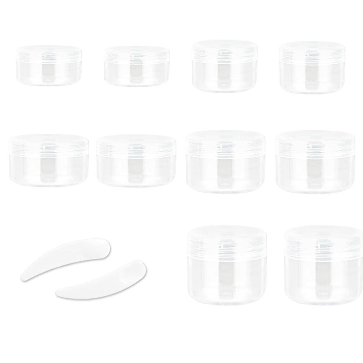 ZEJIA small travel container with clear screw-lid 3g for easy content identification.