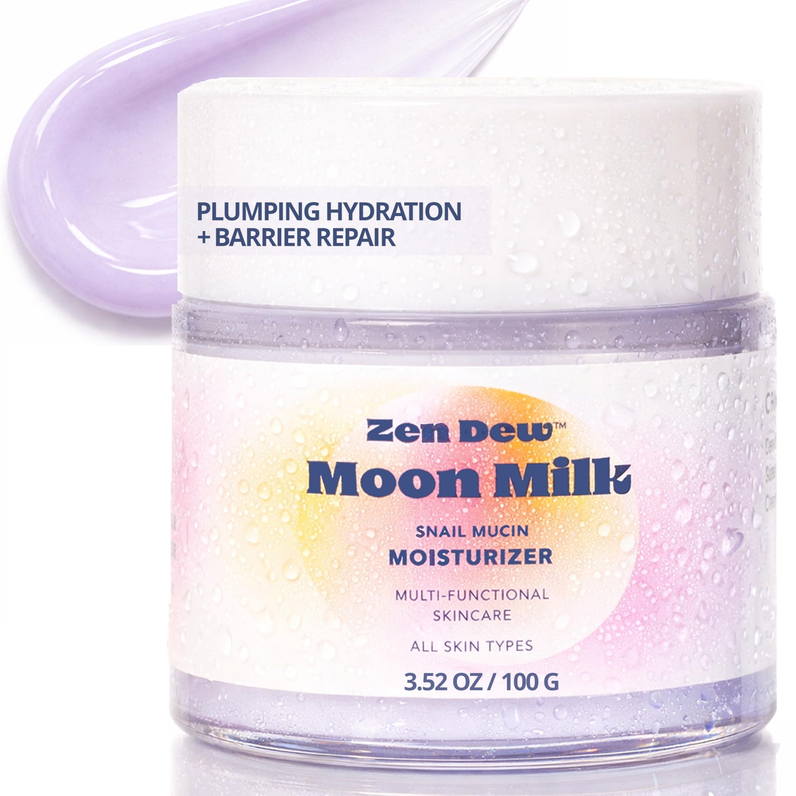 Zen Dew Moon Milk, botella-vertido: hidratación suave desde la primera aplicación.