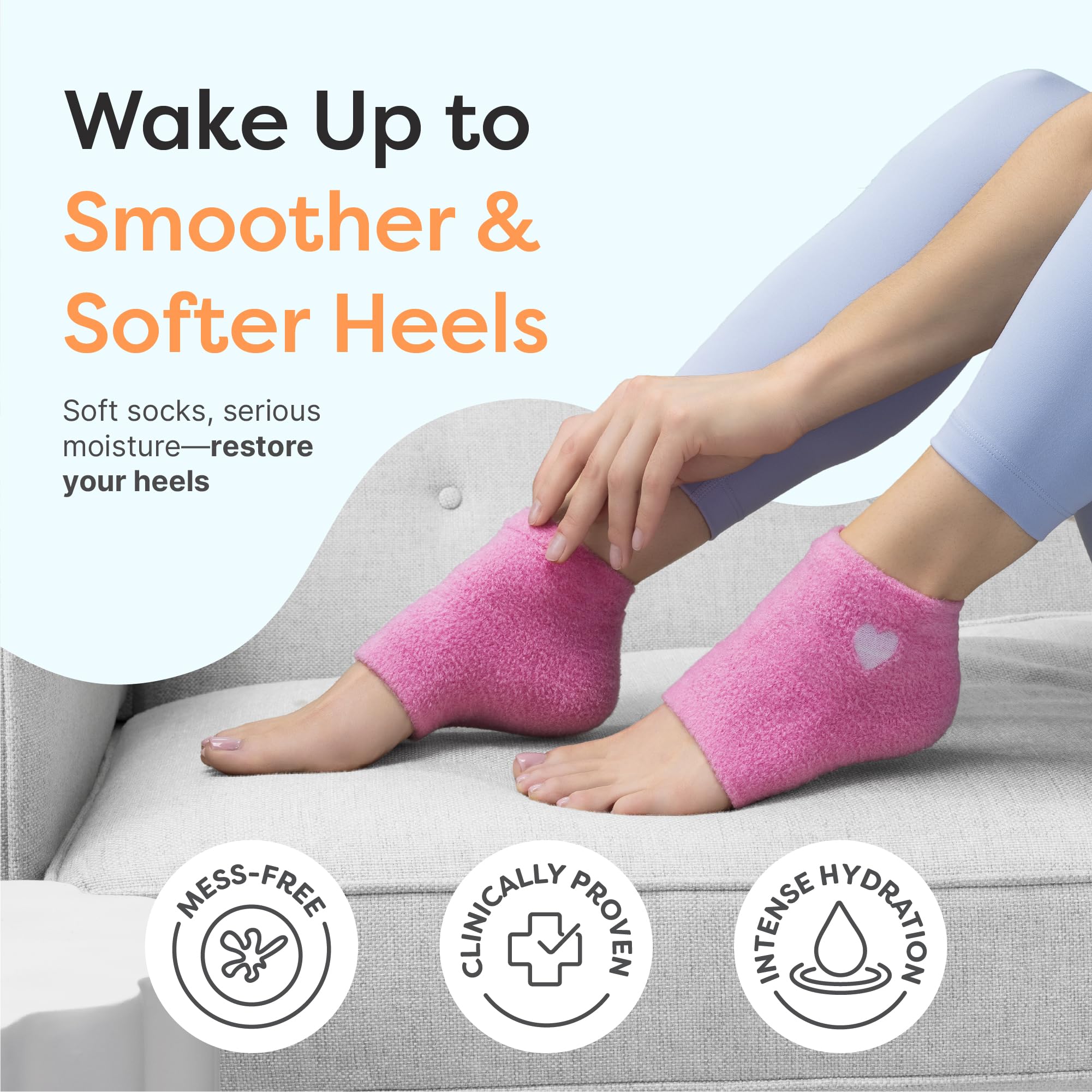ZenToes interior con gel infusionado ofrece hidratación profunda para pies secos.