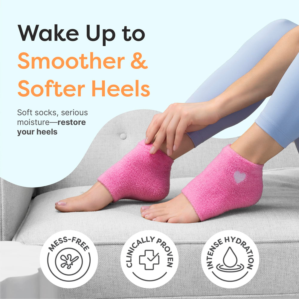ZenToes interior con gel infusionado ofrece hidratación profunda para pies secos.