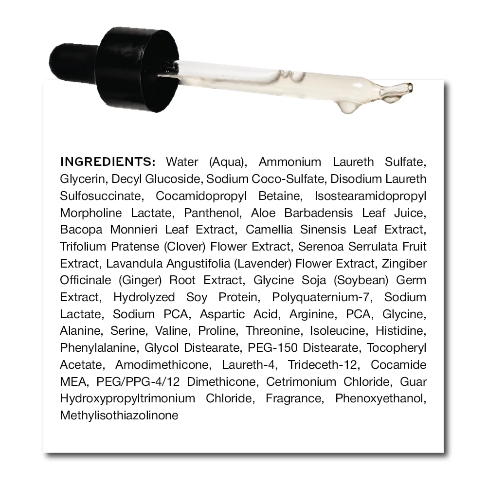 Zenagen Densifying Hair Serum dries quickly with no greasy residue