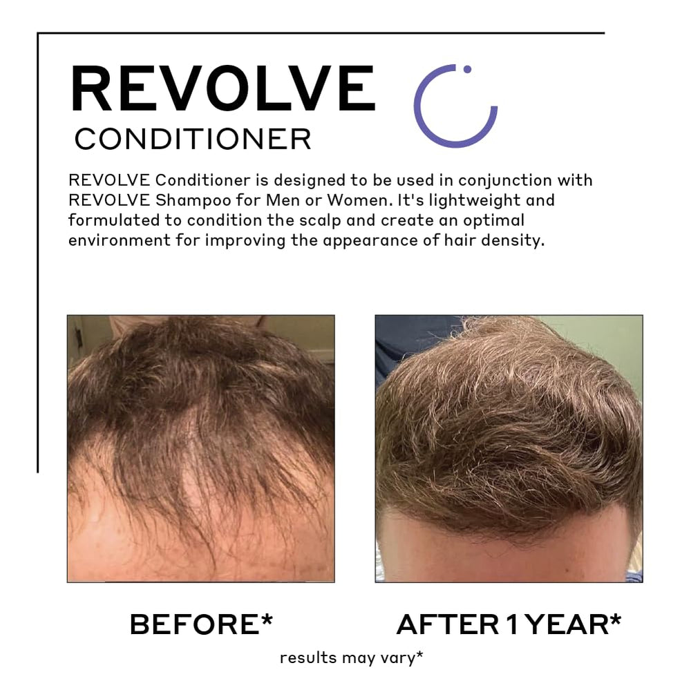 Close-up of Revolve conditioner texture suggesting creamy, non-greasy hydration