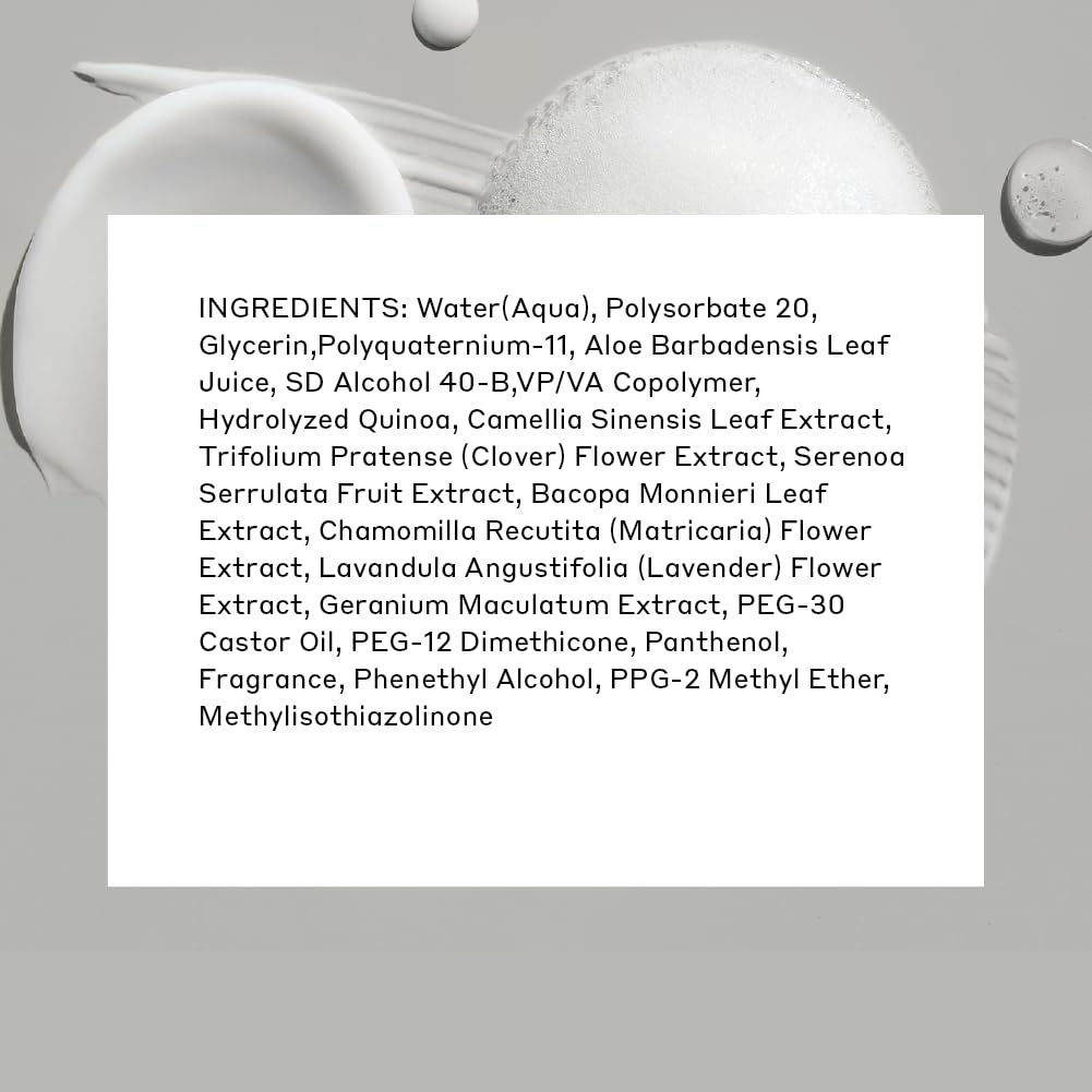 Zenagen Volume Foam styled hair showing added volume and gentle hold.