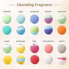 ZenBombs bath bombs release colorful water swirls for a relaxing soak