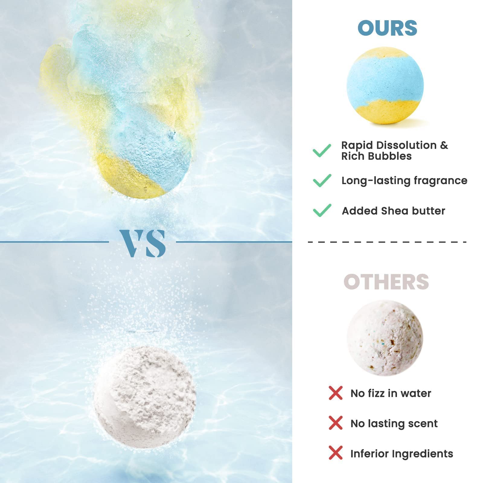 ZenBombs bath bombs are individually wrapped to preserve freshness
