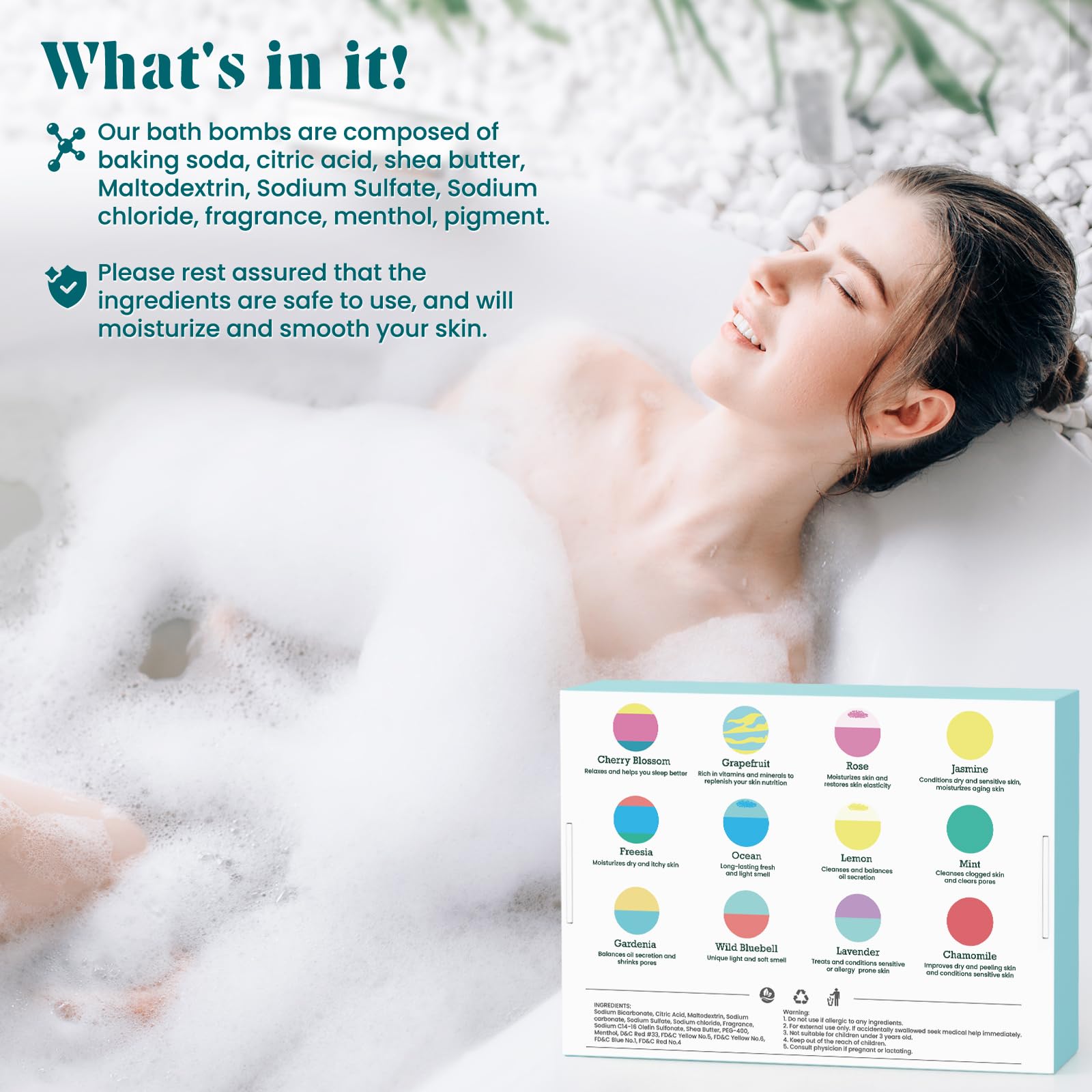 ZenBombs bomba de baño aroma menta despierta y refresca la piel.