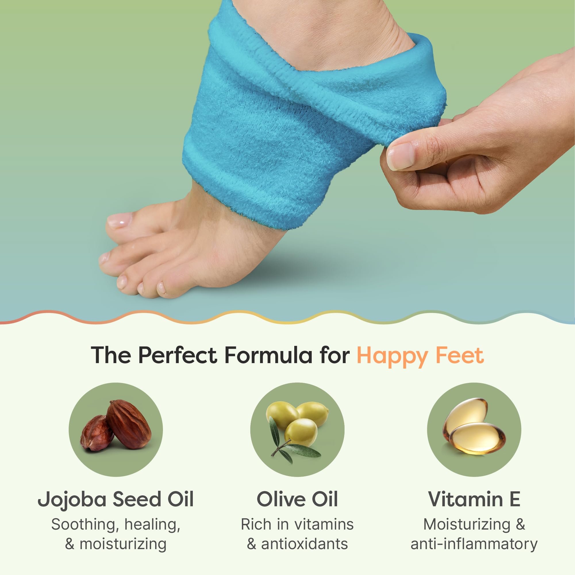 ZenToes gel-interior-jojoba-vitamina-e: hidratación suave para la piel seca.
