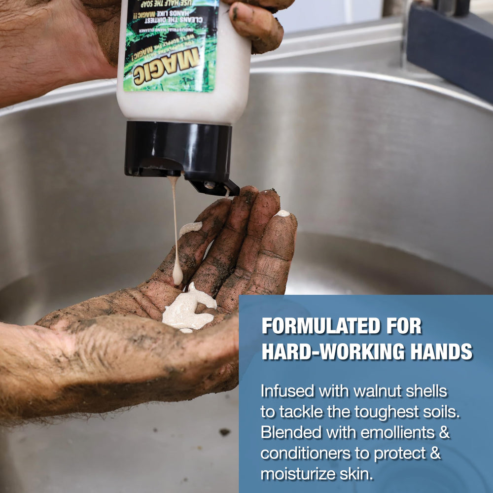 Zenex Magic Hand Soap ink-removal for painters, helping hands stay clean.