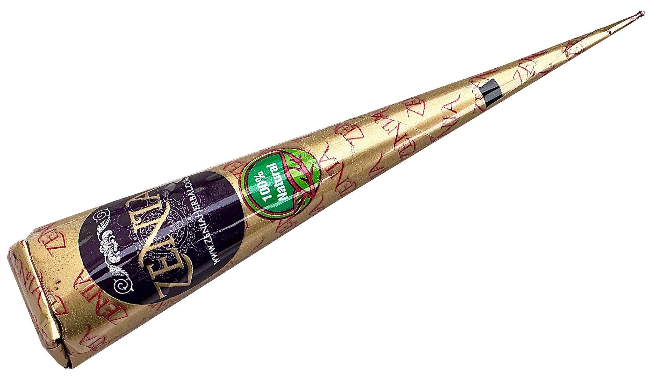 Zenia cone application on skin demonstrates easy body art use