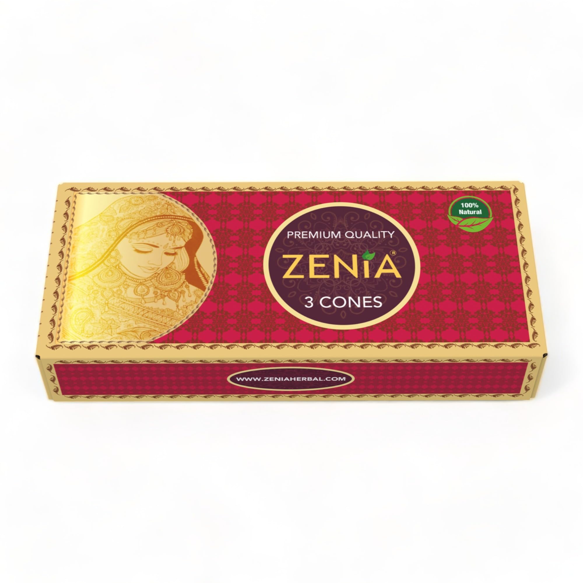 Zenia henna cone refrigeration helps maintain freshness