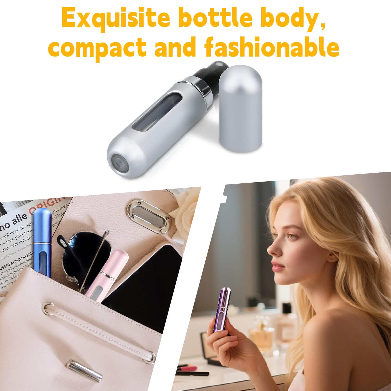 ZenithFast pump-fill system allows quick, mess-free refills.