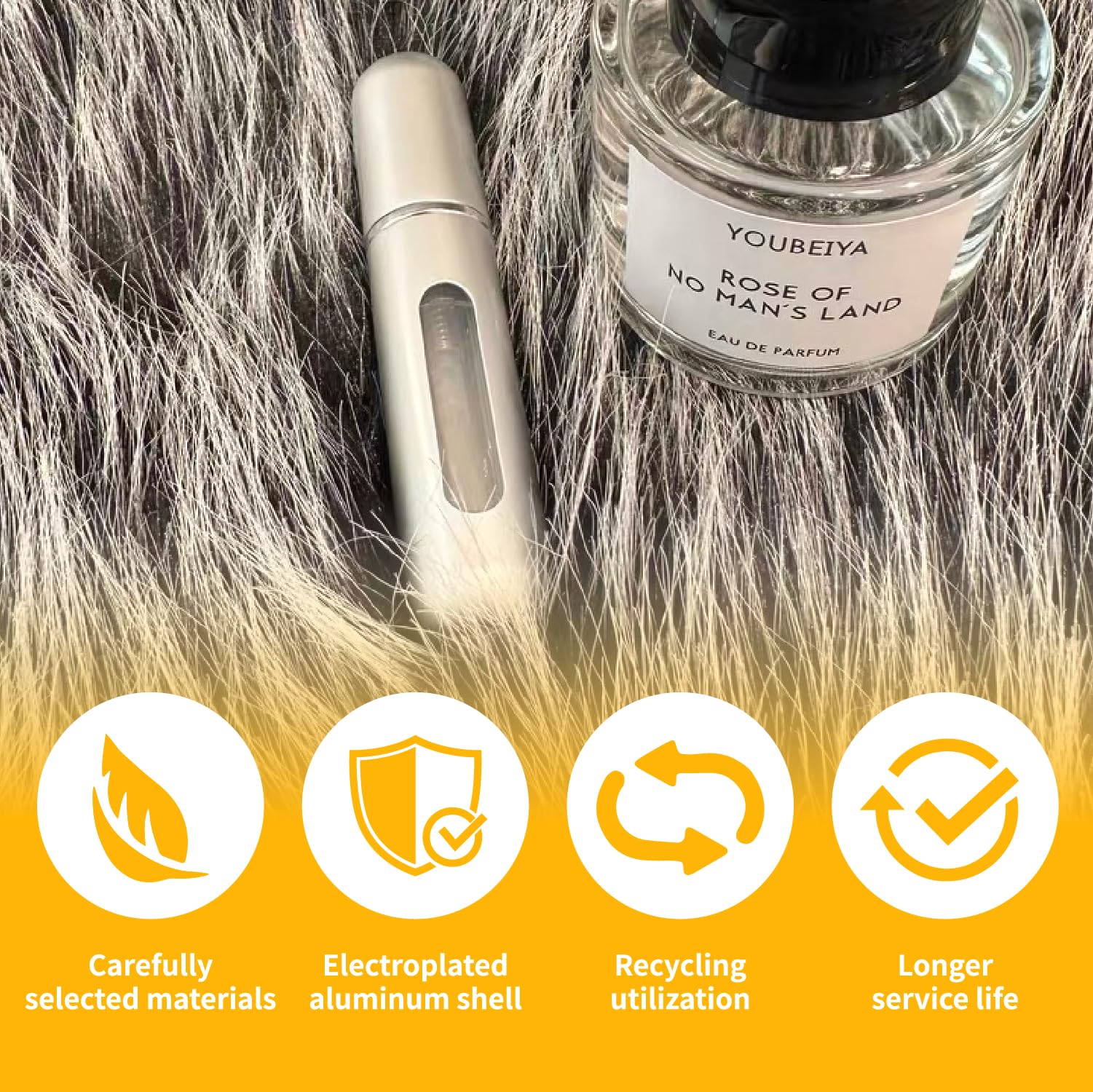 ZenithFast blue mini bottle enables easy refills during trips.