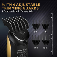 ZENLICO beard trimmer attachments four combs in view enabling versatile styling