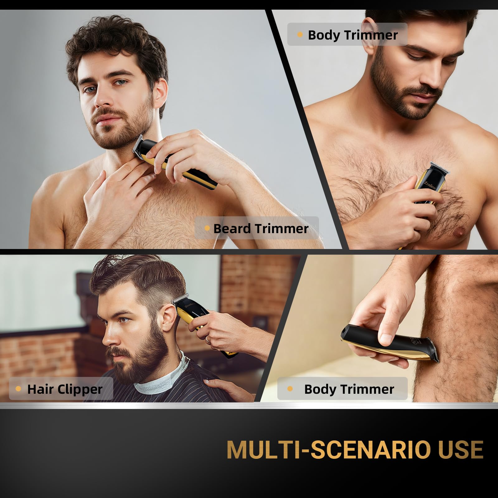 ZENLICO grooming kit packaging showcasing giftable presentation for men