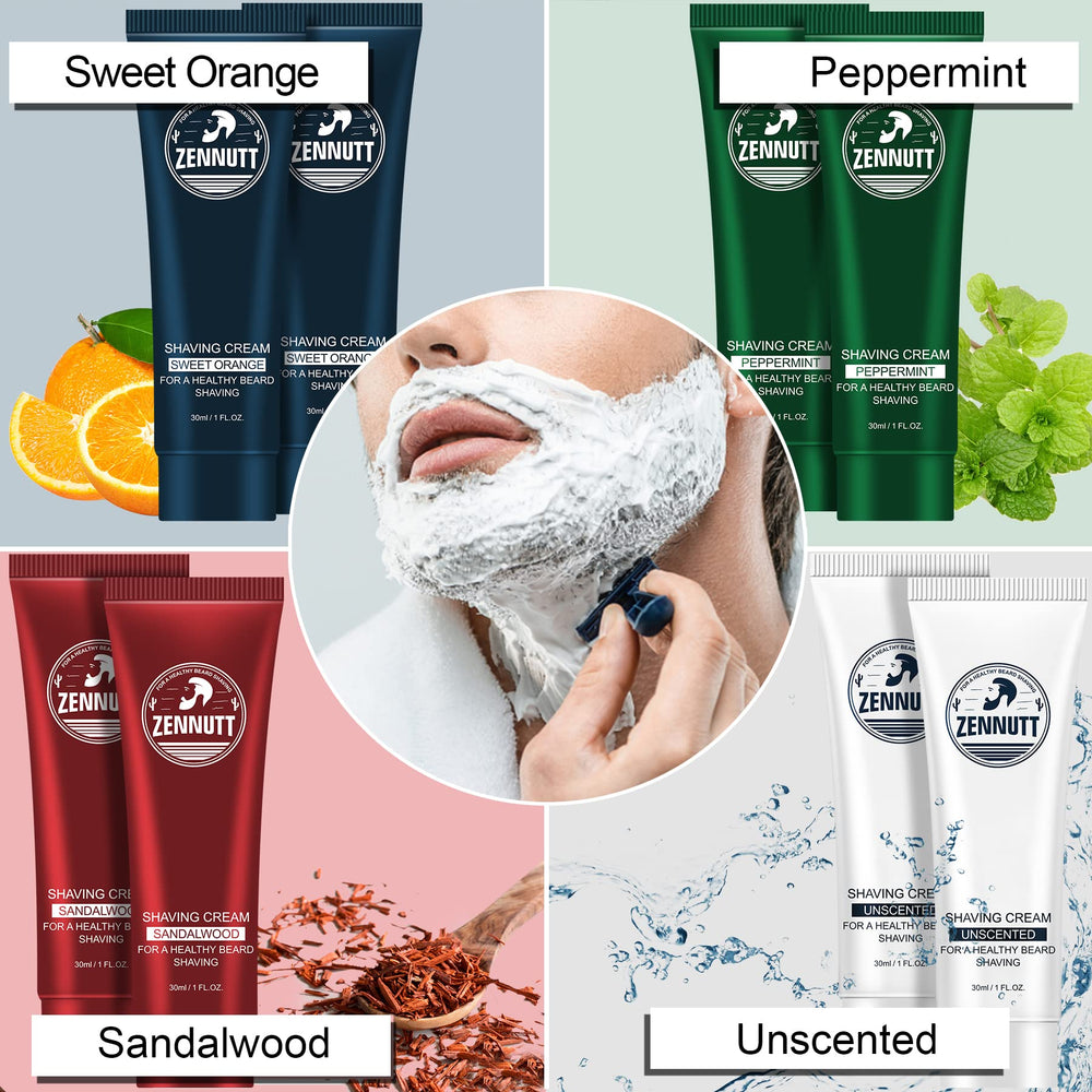 ZENNUTT four-scent collection showcases options for a close shave.