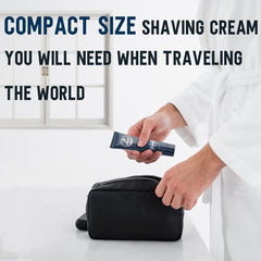 ZENNUTT shaving cream lather closeup highlights rich foam for smooth shaving.
