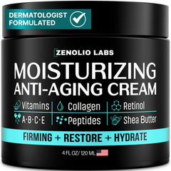 Zenolio Labs crema para hombres antiarrugas para una apariencia más firme.