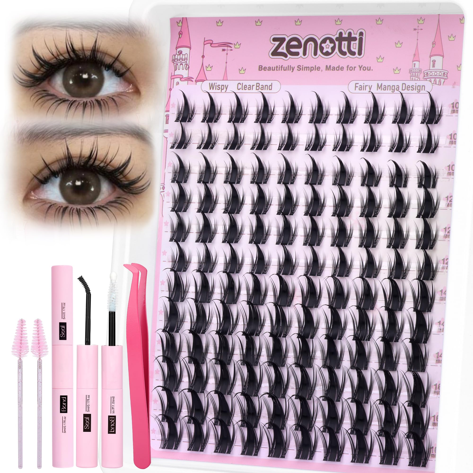 Zenotti Bond & Seal kit packaging with long-lasting wear options.